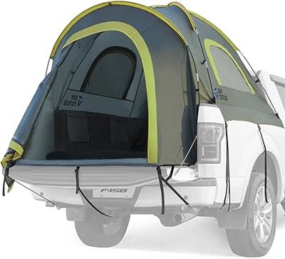 Amazon.com: JoyTutus Pickup Truck Tent 2.0, Waterproof PU2000mm Double Layer for 2 Person, Portable Truck Bed Tent with Rainfly, 5.5-6 Camping Prefe