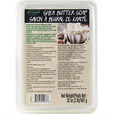 Life of the Party Shea Butter Suspension Soap Base, 2 lb, 52038