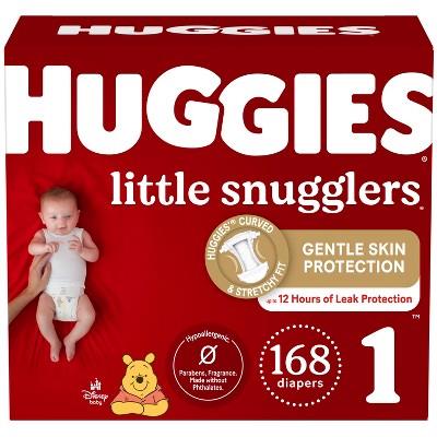Huggies Little Snugglers Diapers Huge Pack - Size 1 (168ct) : Target