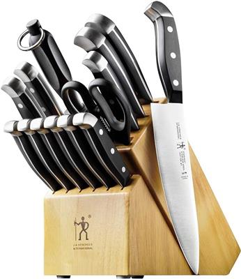 Amazon.com: HENCKELS Premium Quality 15-Piece Knife Set with Block, Razor-Sharp, German Engineered Knife Informed by over 100 Years of Masterful Knife