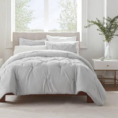 Simply Clean Pleated Comforter Set - Serta : Target