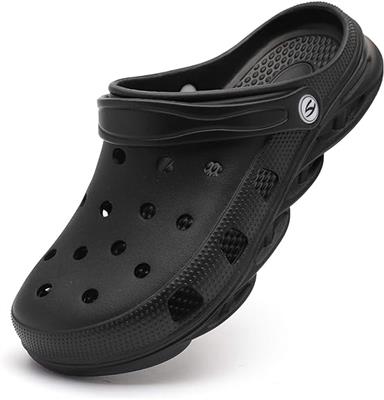 Amazon.com | HOBIBEAR Unisex Garden Clogs Shoes Slippers Sandals for Women and Men Black,Women 11/Men 9.5 | Shoes