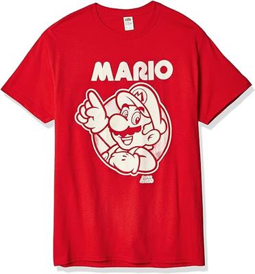 Amazon.com: Nintendo Mens So Mario T-Shirt : Clothing, Shoes & Jewelry