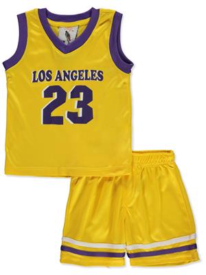 CHCS Baby Boys 2-Piece Basketball Shorts Jersey Set Outfit