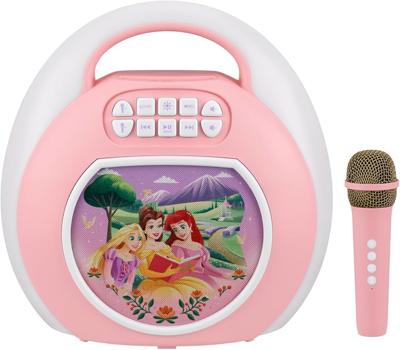 Amazon.com: Disney Princess Karaoke Machine for Kids, Bluetooth Speaker with Wireless Microphone Designed for Fans of Disney Toys : Toys & Games
