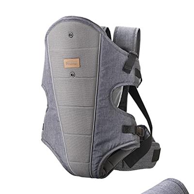 Nuby Newborn Baby Carrier – Ergonomic Design | Easy Adjustable | Lightweight | Suitable from Birth (Dark Grey)