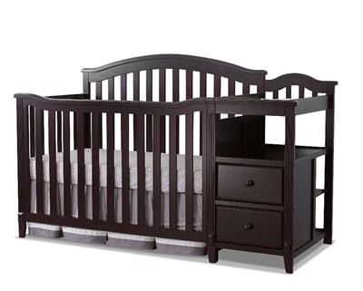 Sorelle Furniture Berkley 4-in-1 Convertible Crib and Changer