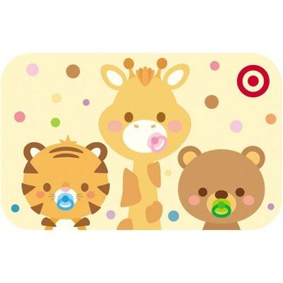 3 Cute Animals Target Giftcard : Target