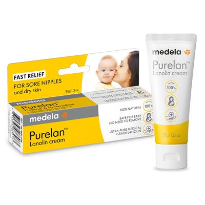 Medela Purelan Lanolin for Breastfeeding 100% All Natural Safe for Mom and Baby, 101041777, 1.3 Ounce - Walmart.com
