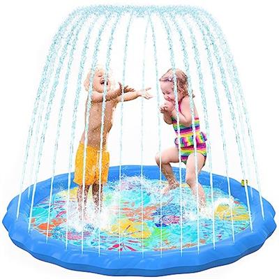 Splash Pad for Kids | Water Sprinkler for Kids, Large Splash Pad | Toddler Splash Pad & Play Mat | Inflatable Summer Toys & Water Pad | Baby Splash Pa