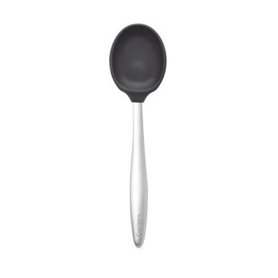 Cuisipro 8-inch Silicone Piccolo Solid Spoon, Black : Target