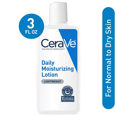 CeraVe Daily Moisturizing Lotion, Travel Size Face, Body & Hand Cream for Normal to Dry Skin, 3 oz - Walmart.com