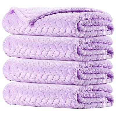 Amazon.com: 4 Pcs Baby Blanket Flannel, Cozy Throw Fuzzy Blanket for Newborn Sherpa Blanket Crib(Mixed Color, 24 x 32 Inch) : Baby