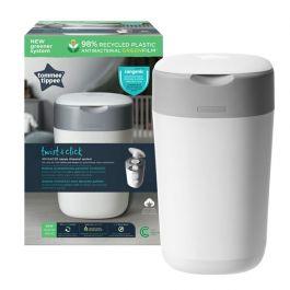 Tommee Tippee Twist & Click Nappy Disposal System Cotton White