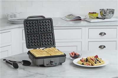 Amazon.com: Cuisinart WAF-300P1 Belgian Waffle Maker with Pancake Plates, Brushed Stainless: Electric Waffle Irons: Home & Kitchen