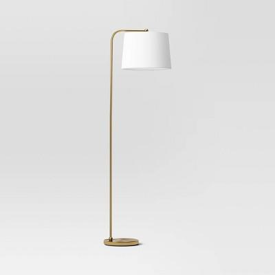 62x14 New Traditional Downbridge Floor Lamp Brass - Threshold™ : Target