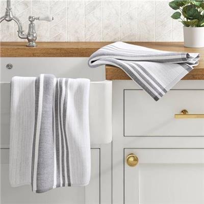 2pk Cotton Striped Terry Kitchen Towels - Threshold™ | Target