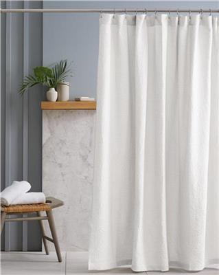 Organic Luxe Waffle Shower Curtain | Quince