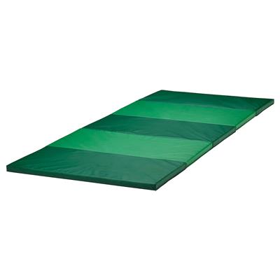 PLUFSIG folding gym mat, green, 78x185 cm (303/4x727/8) - IKEA CA