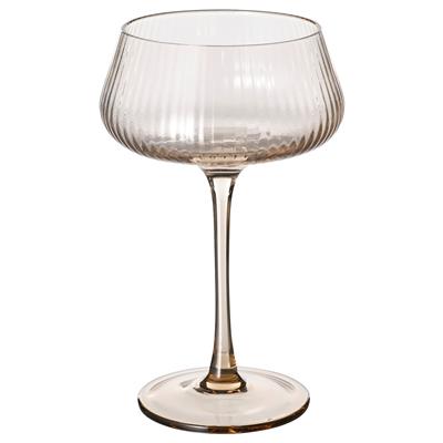 ANLEDNING champagne coupe, light brown, 28 cl (9 oz) - IKEA CA