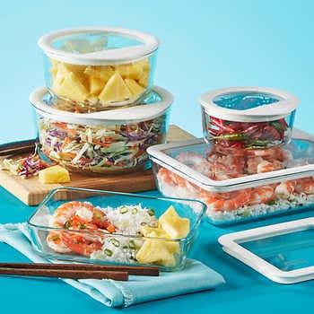 Pyrex 10-piece Ultimate Glass Food Storage Set | Costco