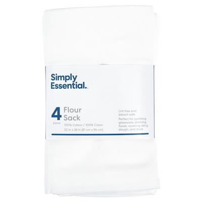 Simply Essentials Flour Sacks - Set of 4 - 38 L x 32 W