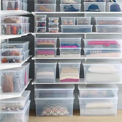 Our Clear Storage Boxes | The Container Store - Our Deep Sweater Box