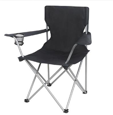 Ozark Trail Adult Basic Quad Folding Camp Chair with Cup Holder, Black - Walmart.com