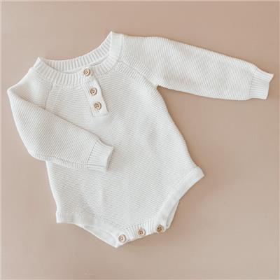 Milk Long Sleeve Knit Romper
– Blossom and Pear