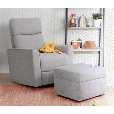 Second Story Home Soho Swivel Glider with Ottoman & Reviews | Wayfair
