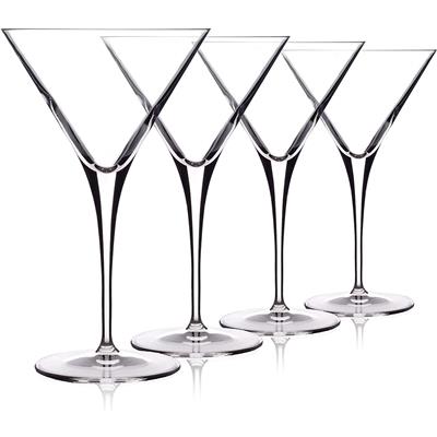 Luigi Bormioli Crescendo Martini Glass, Set of 4 - 10 oz.