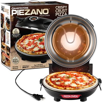 Granitestone Piezano Indoor/Outdoor Electric Pizza Oven with Ceramic Stone