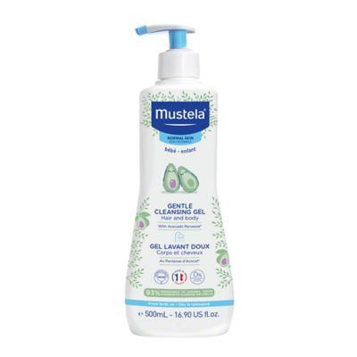 Mustela Gentle Cleansing Gel Baby Body Wash and Baby Shampoo 16 oz