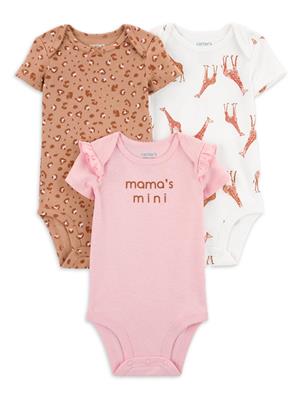 Carters Child of Mine Baby Girl Bodysuits, 3-Pack, Sizes Preemie-18 Months - Walmart.com