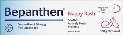 Bepanthen Nappy Care Ointment | Nappy Cream with Provitamin B5 | Suitable for Newborns Skin, 100 g (Packing May Vary).