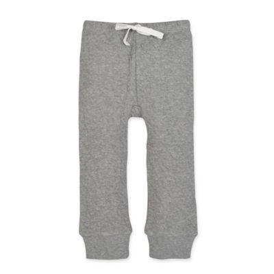 Burts Bees Baby Quilted Pant in Grey