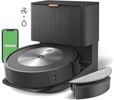 Amazon.com - iRobot Roomba Combo j5  Self-Emptying Robot Vacuum & Mop – Identifies and Avoids Obstacles Like Pet Waste & Cords, Empties Itself for 60