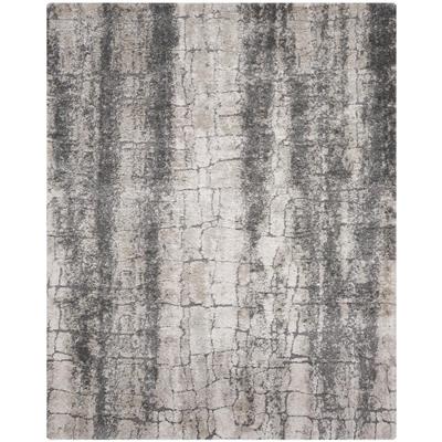 PRIVATE BRAND UNBRANDED Sweet Dreams 8 ft. X 10 ft. Ivory/Charcoal Contemporary Abstract Area Rug 030085 - The Home Depot