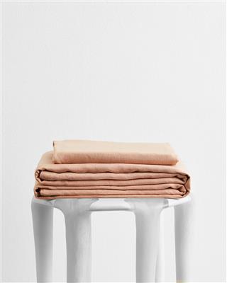 Terracotta 100% French Flax Linen Sheet Set – Bed Threads