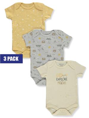 Baby Views Baby Boys 3-Pack Bodysuits