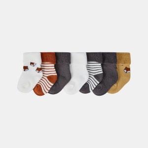 7 Pack Baby Bootee Socks - Kmart