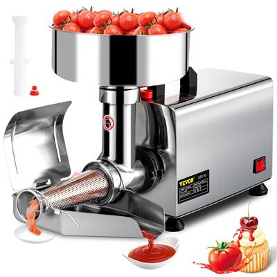VEVOR Electric Tomato Strainer 370W 110V Commercial Grade Tomato Milling Machine Press and Sauce Mak