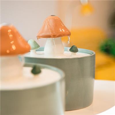 Mushroom Water Fountain For Cats – Happy & Polly