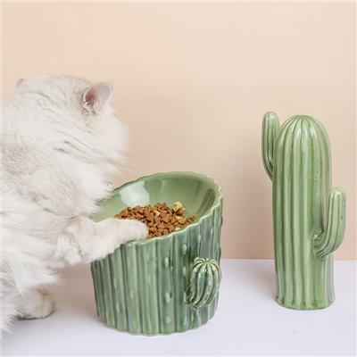 Cactus Shaped Cat Bowl
– Happy & Polly