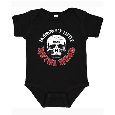Metal Babies Mommies Little Metalhead Infant Baby Onesie-0-6 Months - Walmart.com