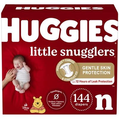 Huggies Little Snugglers Baby Diapers, Size Newborn (up to 10 lbs), 144 Ct, Size Newborn | 144 Ct - Walmart.ca