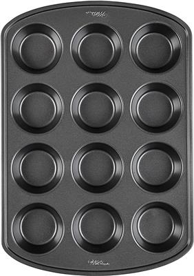 Amazon.com: Wilton Perfect Results Premium Non-Stick Cupcake Pan, 12-Cup Muffin Tin, Steel Baking Supplies: Home & Kitchen