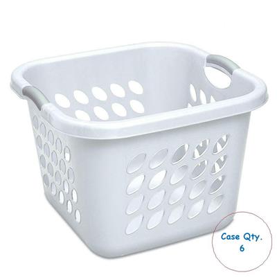 Sterilite 1.5 Bushel Ultra™ Square Laundry Basket Plastic, White - Walmart.com