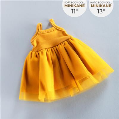 Minikane Doll Clothes | Doll Tutu Dress - Yellow