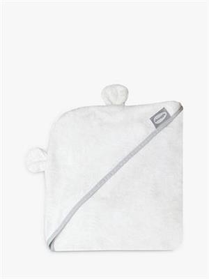 Shnuggle Baby Hooded Bath Towel, White